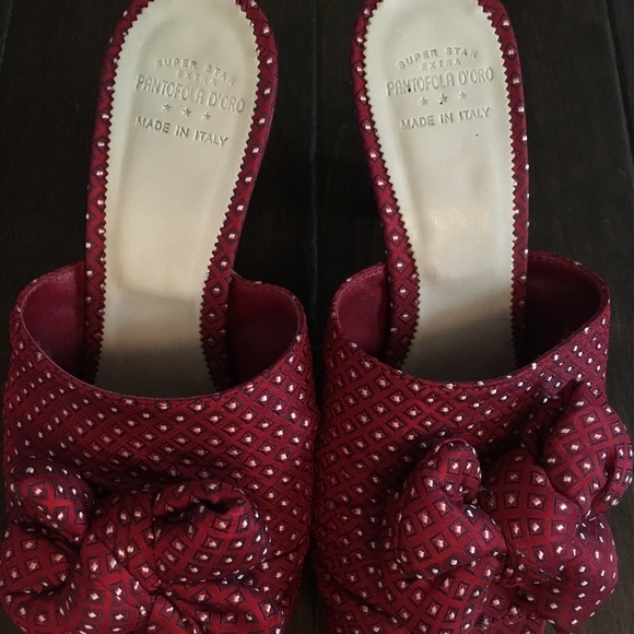 Chic and unique Italian Mules  - Pantofola d'Oro. - Picture 5 of 6